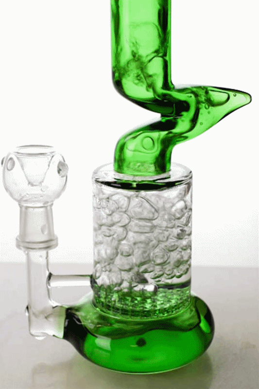 8 Honeycomb Flat Diffused Kink Bubbler
