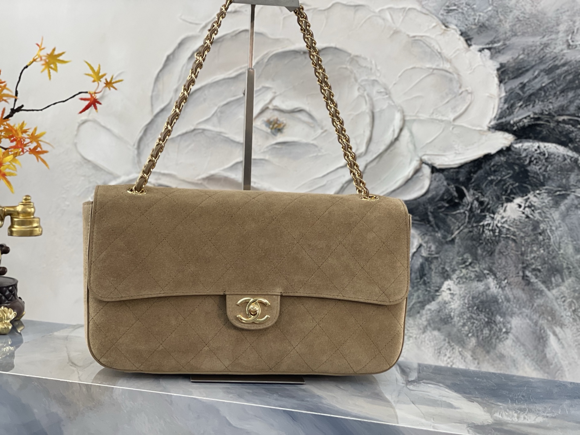 Chanel 26S CF Maxi Suede Flap Bag (Premium Edition)
