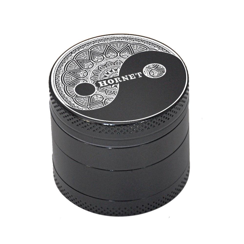 Zinc Alloy Black 4 Layer Weed Grinder