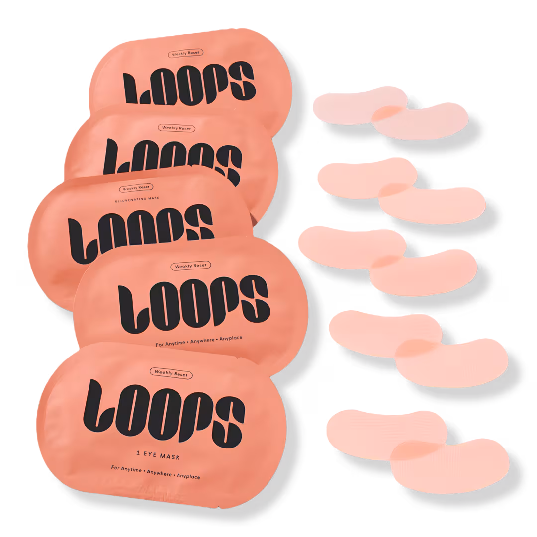 LOOPS  Weekly Reset Rejuvenating Hydrogel Eye Mask - Set of 5