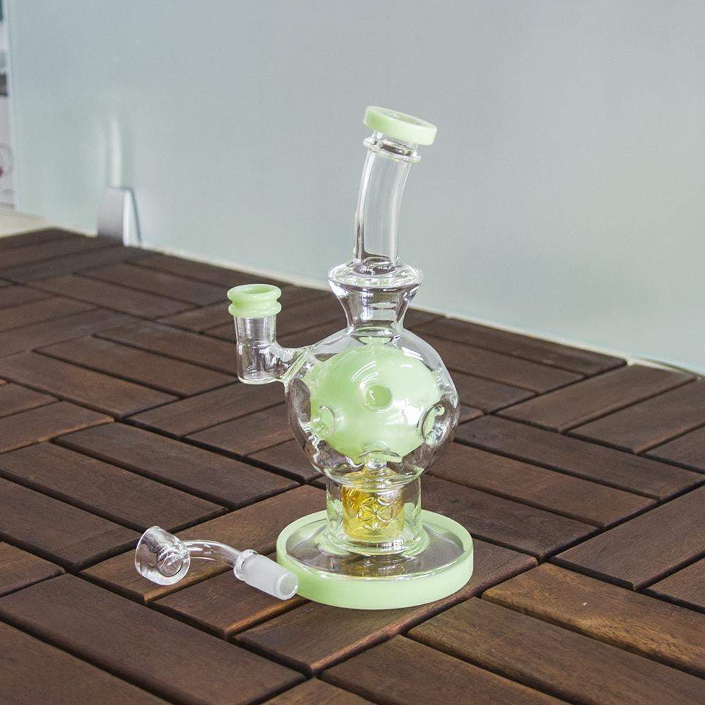 9 Glass Exosphere Fumed Perc Dab Rig