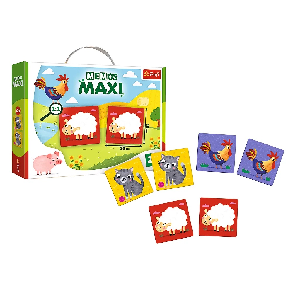 Gra - Memos Maxi Zwierzęta Na Famie