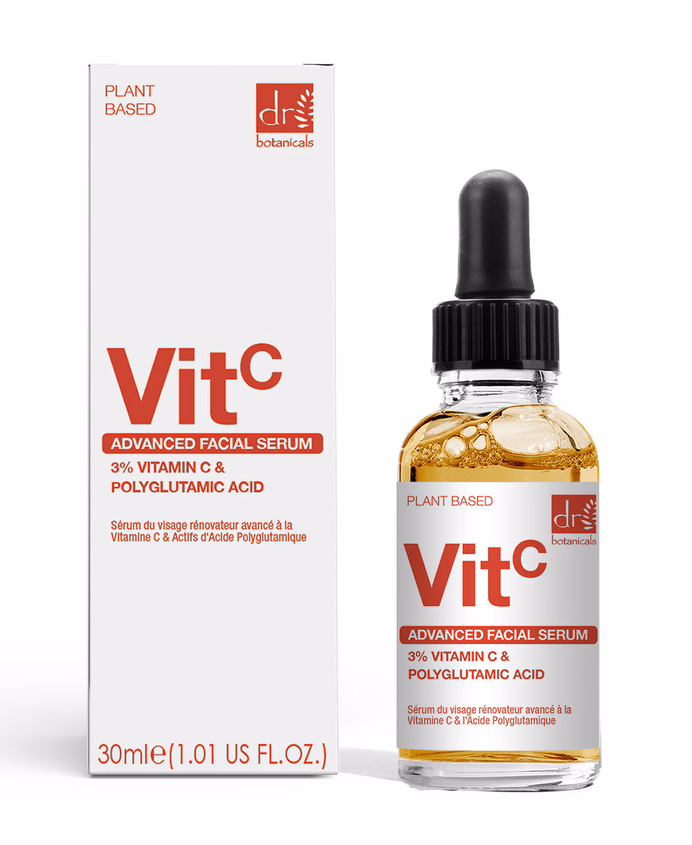 Erweitertes Gesichtsserum mit 3% Vitamin C und Polyglutaminsäure