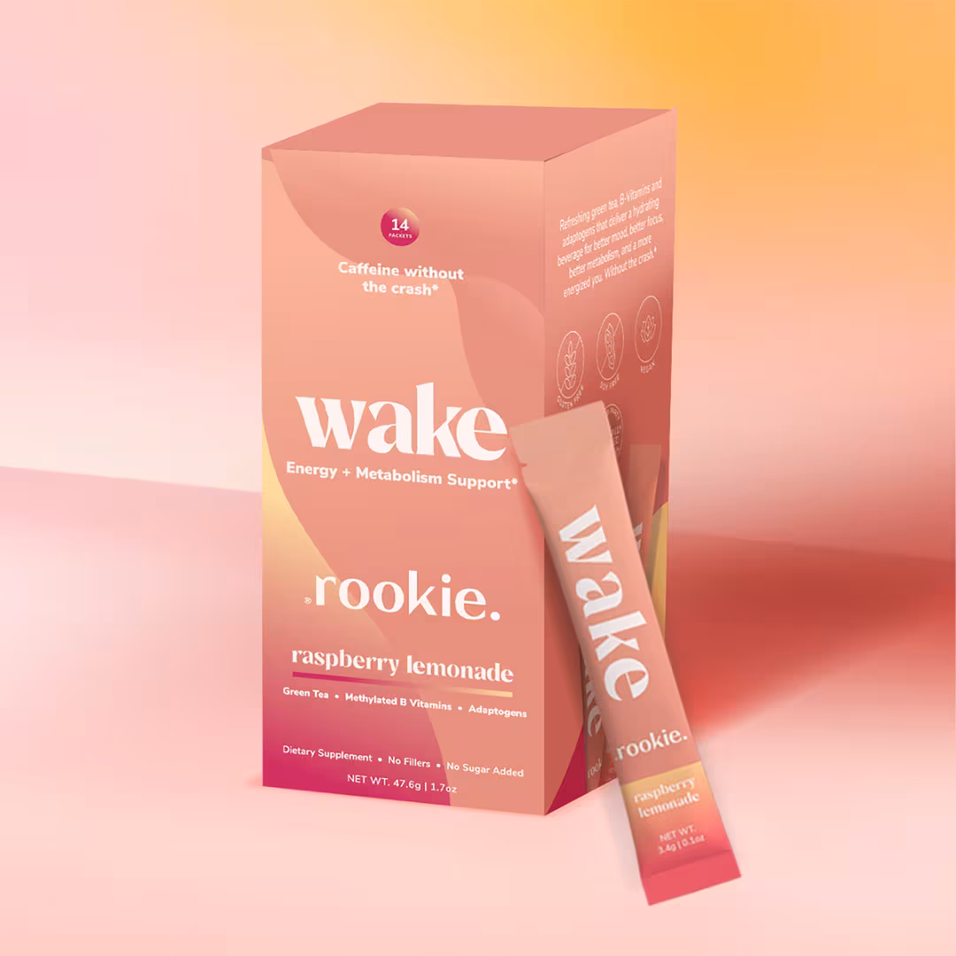Rookie Wellness  Wake: Natural Energy and Metabolism Support