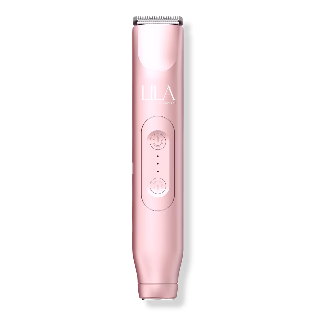 LILA by Akunbem  3-in-1 Women's Bikini Trimmer, Facial Shaver & Nose Hair Remover - USB Rechargeable