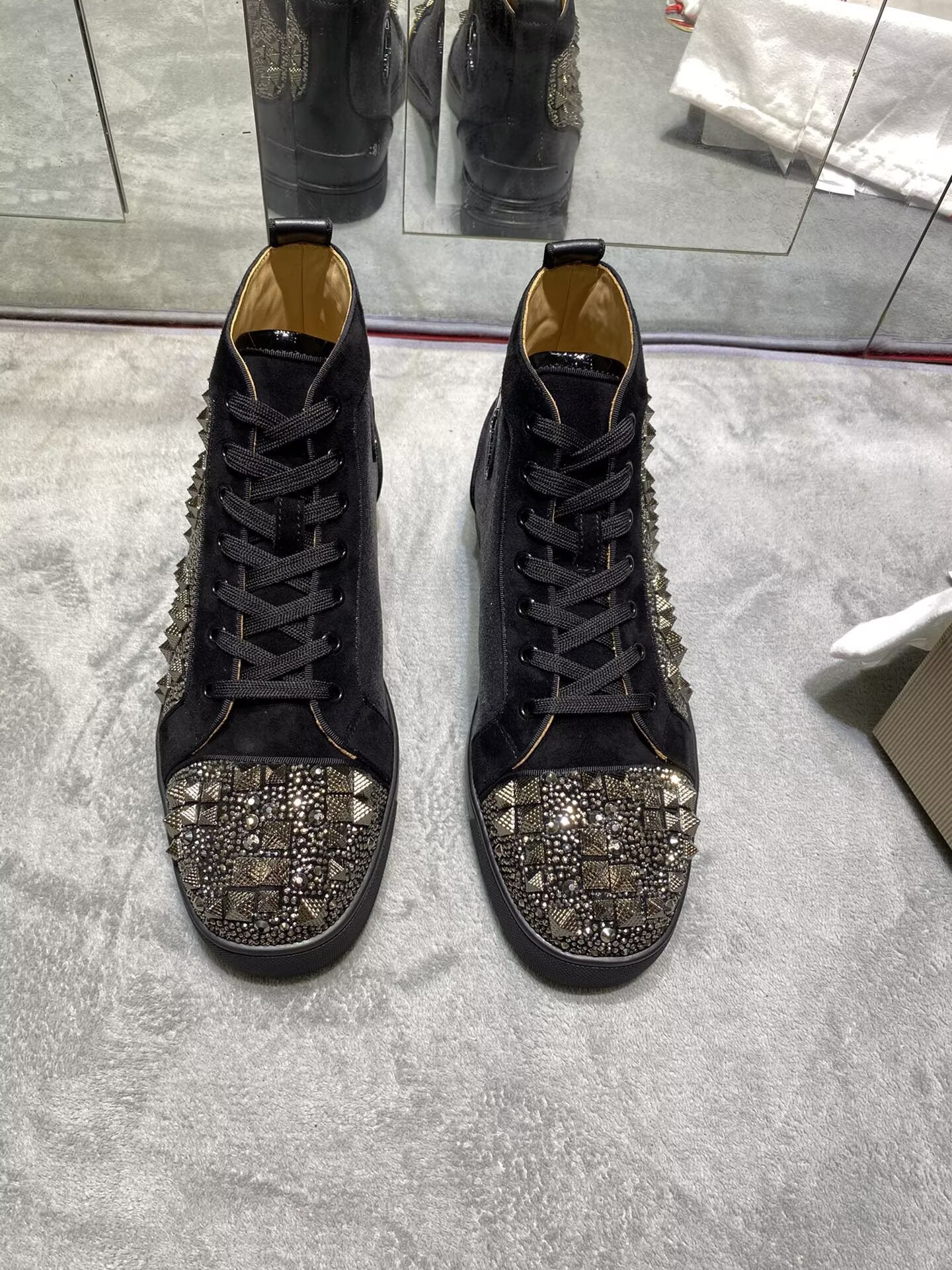 Christian Louboutin Red bottom High-Top - CCSHOES