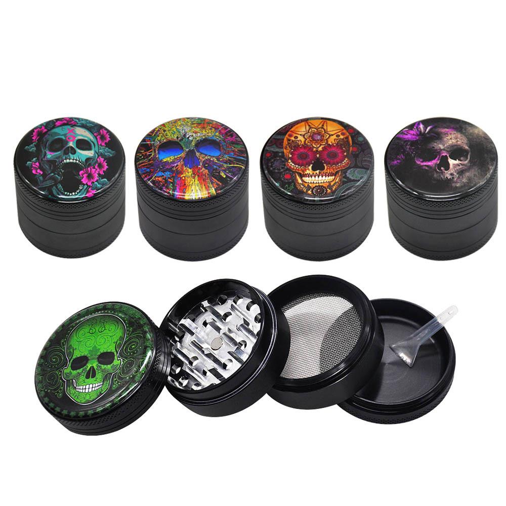 Ghost Aluminum Alloy Herb Grinder 4 Layer