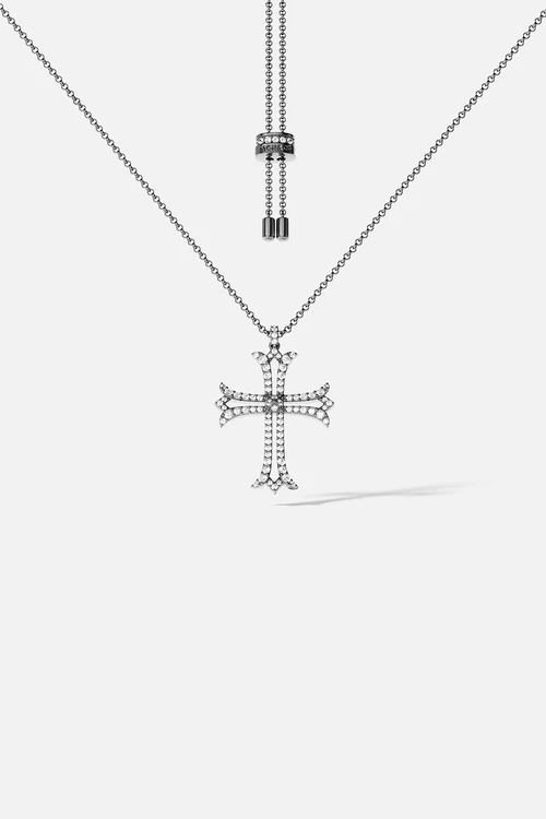 Collana regolabile con croce
