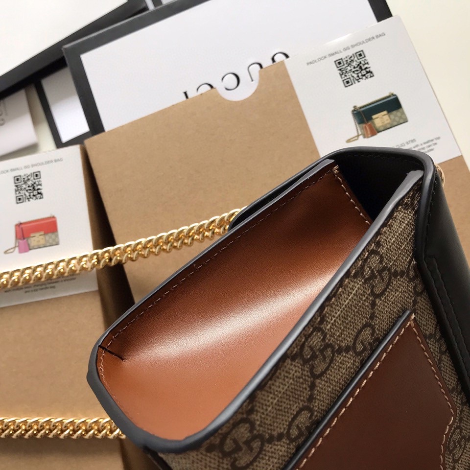 Gucci Padlock small GG shoulder bag 409487