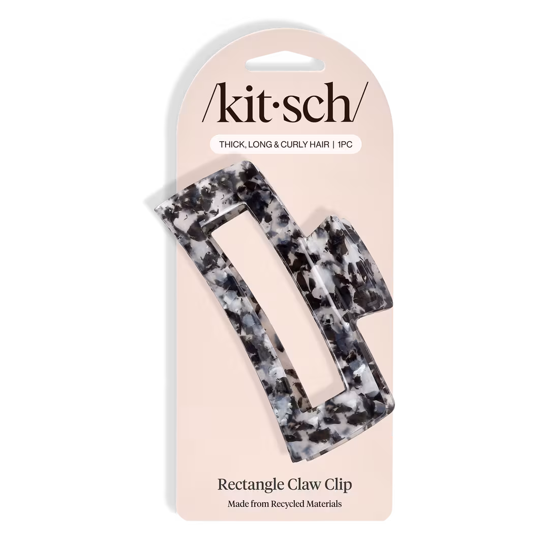 Kitsch  Black Eco-Friendly Jumbo Open Claw Clip