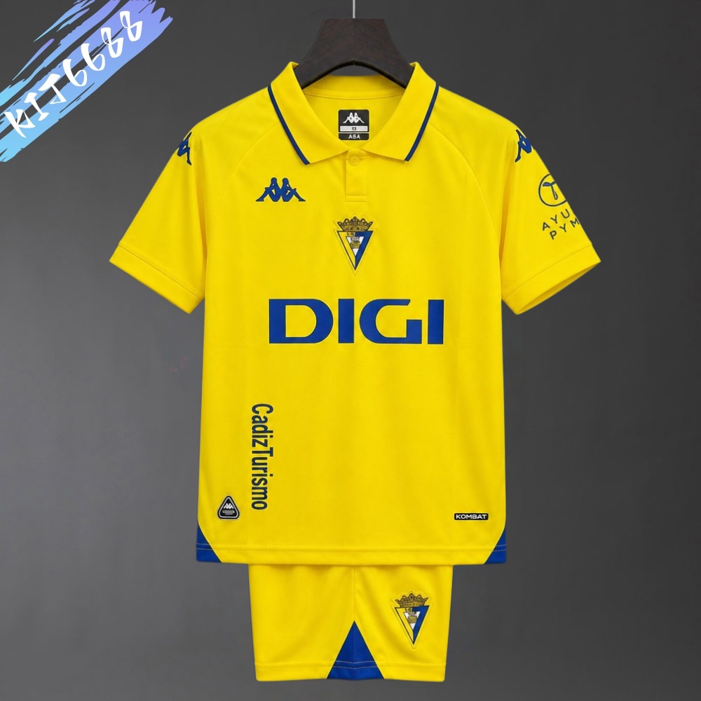 2026/2027 Cadiz Home Football Shirt ( Kids Kit socks）
