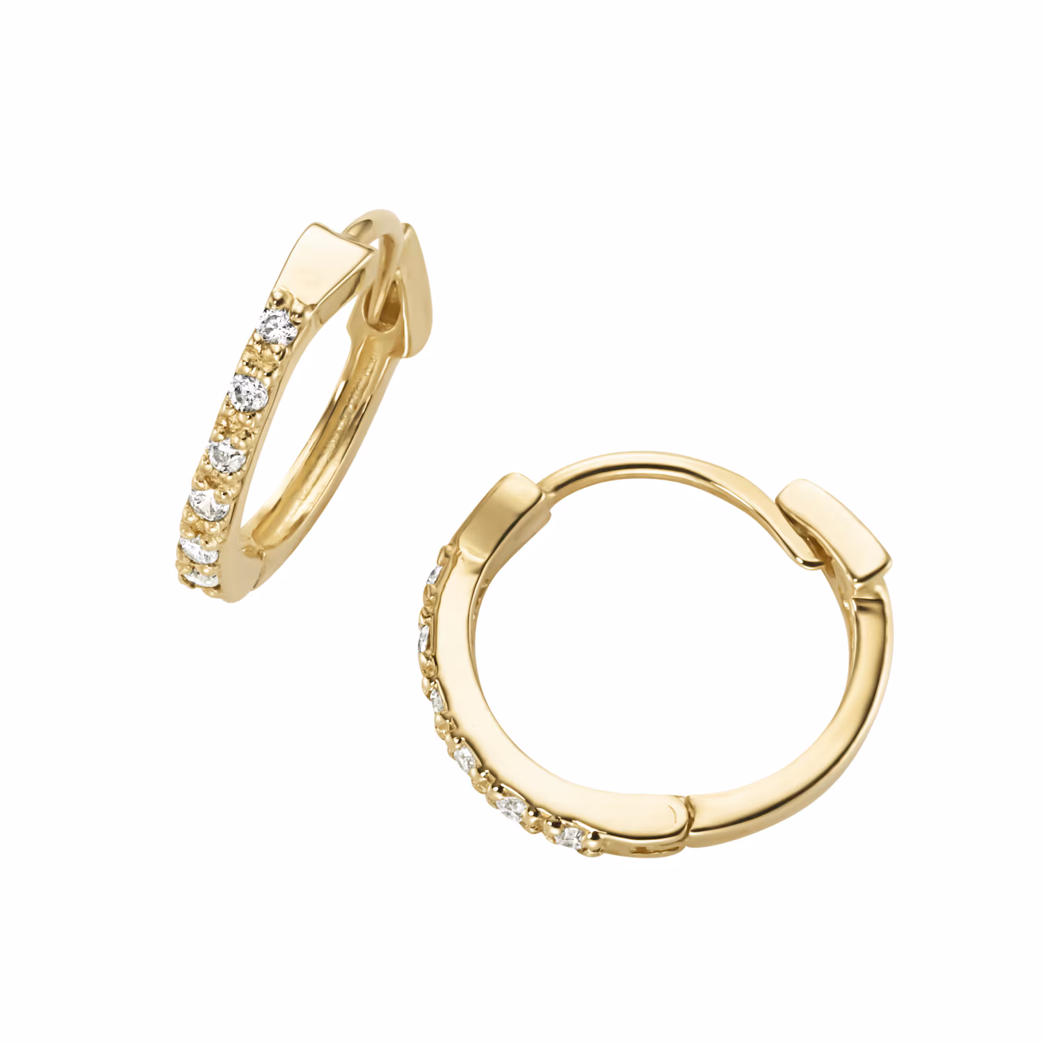 Ohrstecker mit Zirkonia, Gold 375