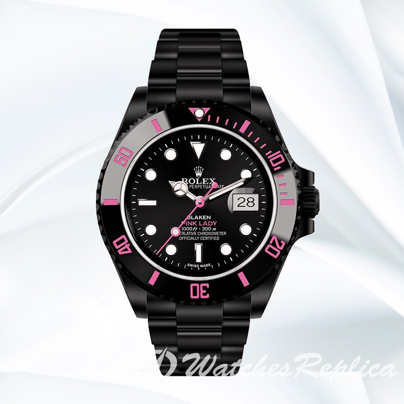 Rolex Submariner PINKLADY 40mm Men's Black Dial