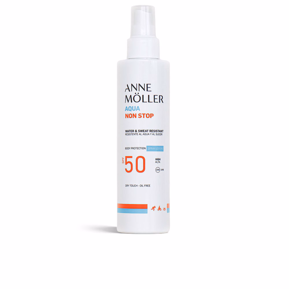 AQUA NON STOP wasser- und schweißfestes Spray LSF 50+