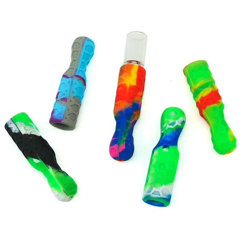 Silicone One Hitter Chillum Pipe