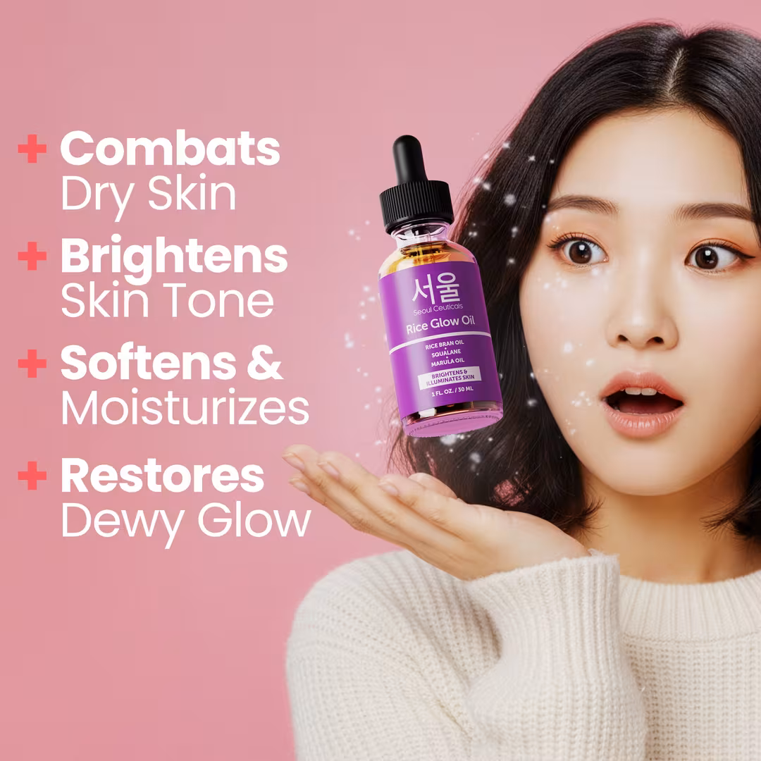 Seoul Ceuticals  Korean Skin Care Rice Glow Oil