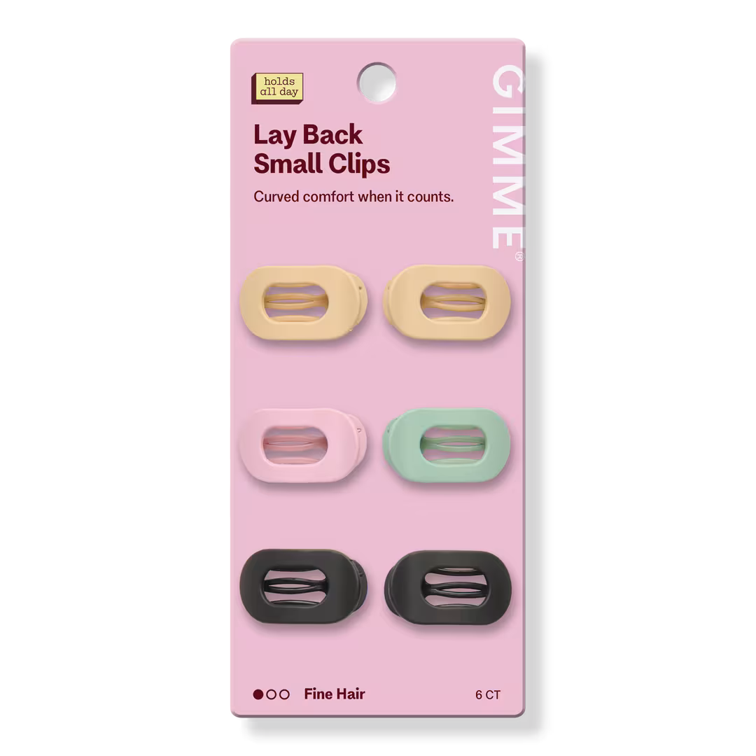 GIMME beauty  Flat Lay Mini Claw Clip for Fine Hair
