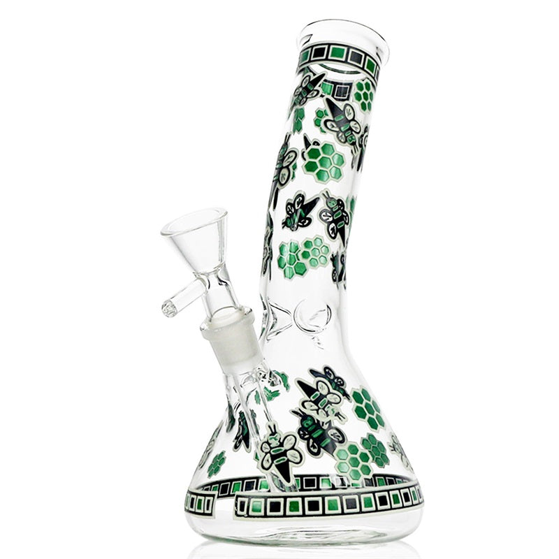 8 Glow-In-The-Dark Honeybee Beaker Bong