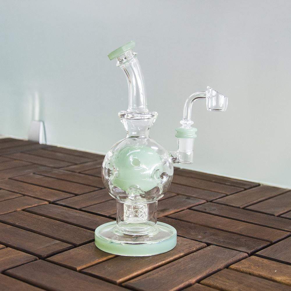 9 Glass Exosphere Fumed Perc Dab Rig