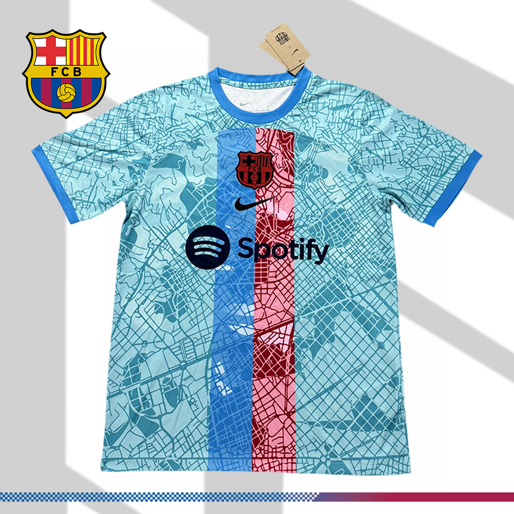 2025/2026 Barcelona Pre-competition Training Football Shirt (Fan Edition)