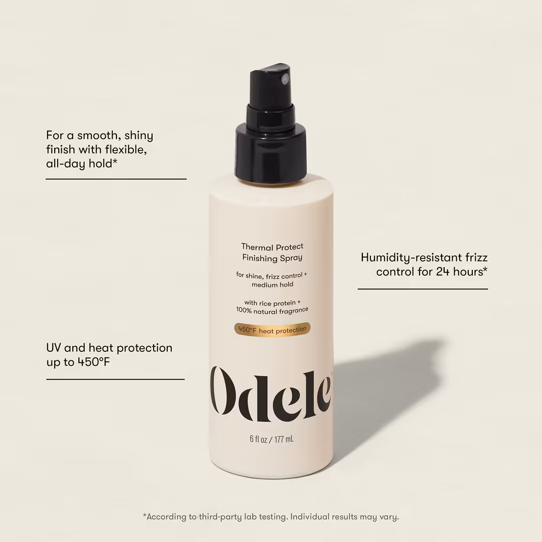 Odele  Thermal Protect Finishing Spray for Shine, Frizz Control + Medium Hold