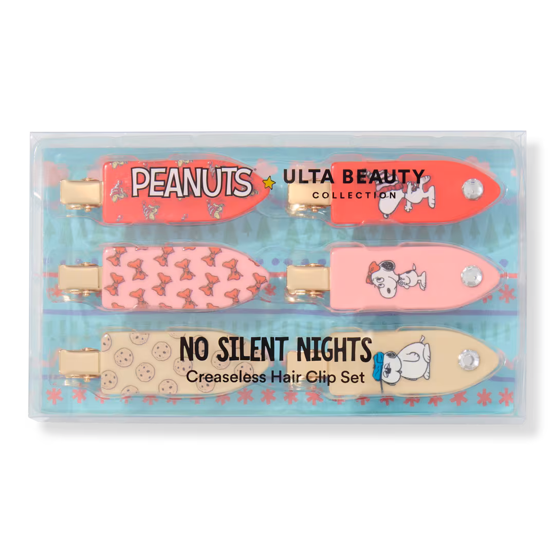 ULTA Beauty Collection  Peanuts x UBC No Silent Nights Creaseless Clips Set