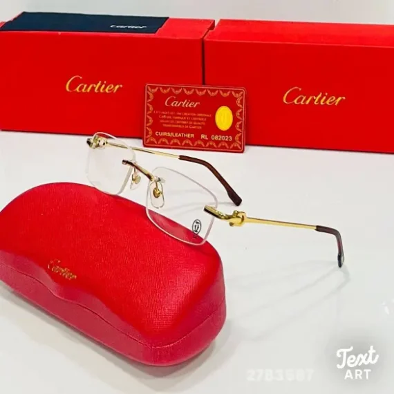 Cartier rimless eyeglasses 13