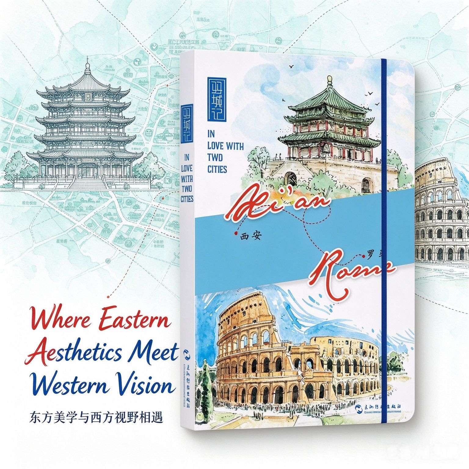 In Love with Two Cities: Xi‘an - Rome — A Cross-Cultural Illustrated Travelogue