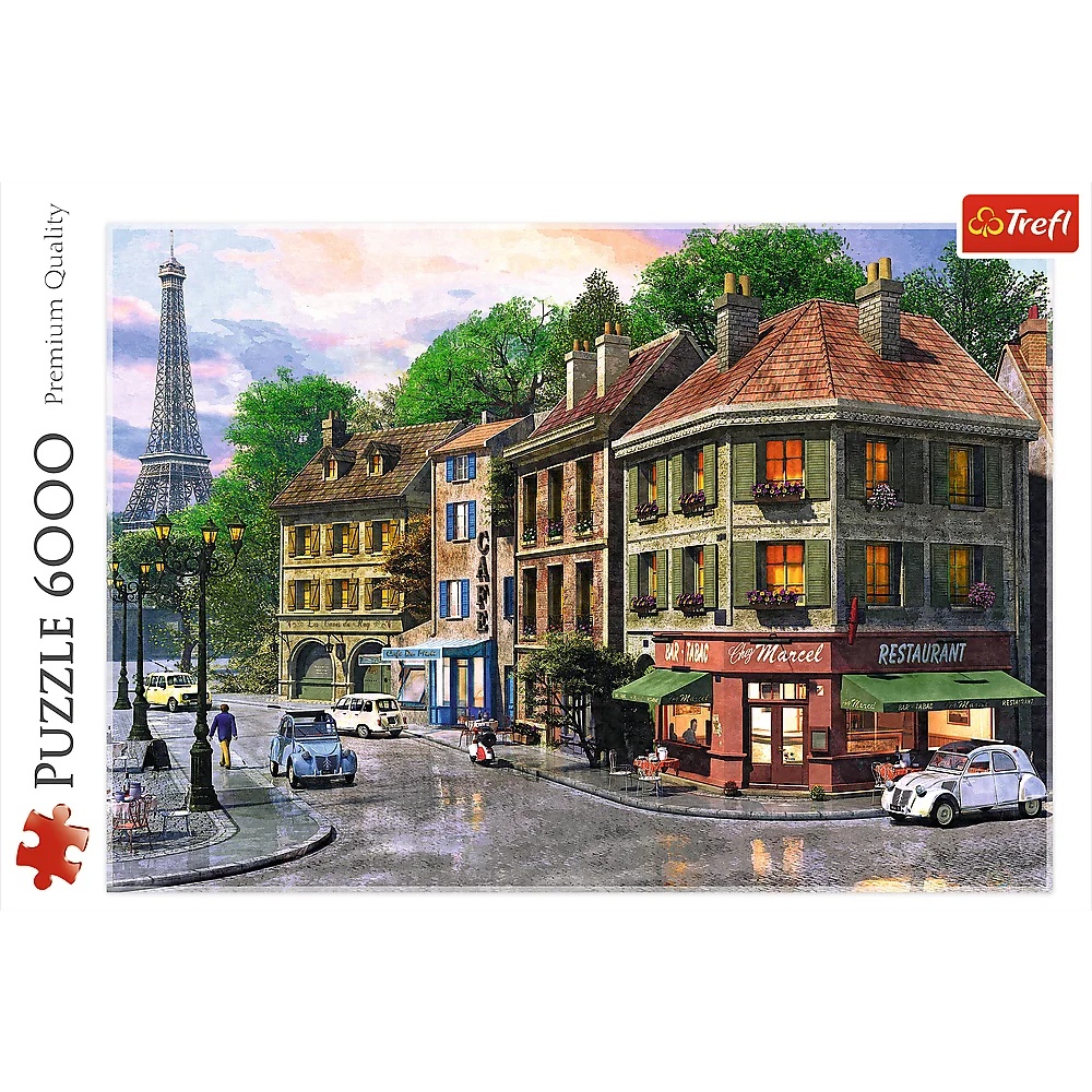 Puzzle 6000 El. Uliczka Paryża