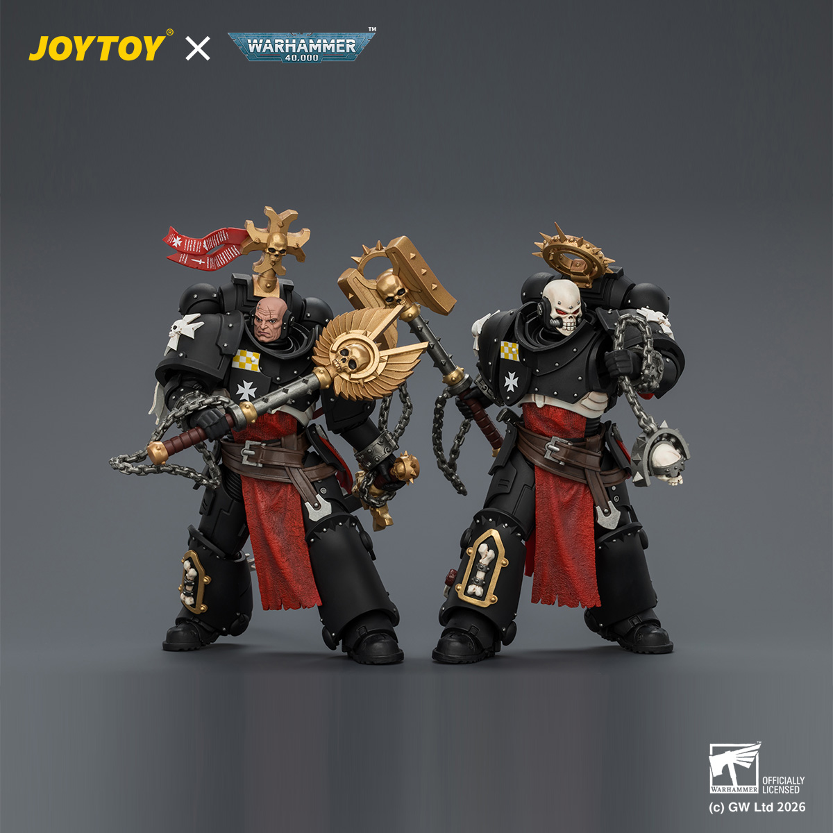 JOYTOY Warhammer 40k 1:18 Black Templars Execrators - JOYTOY WORLD