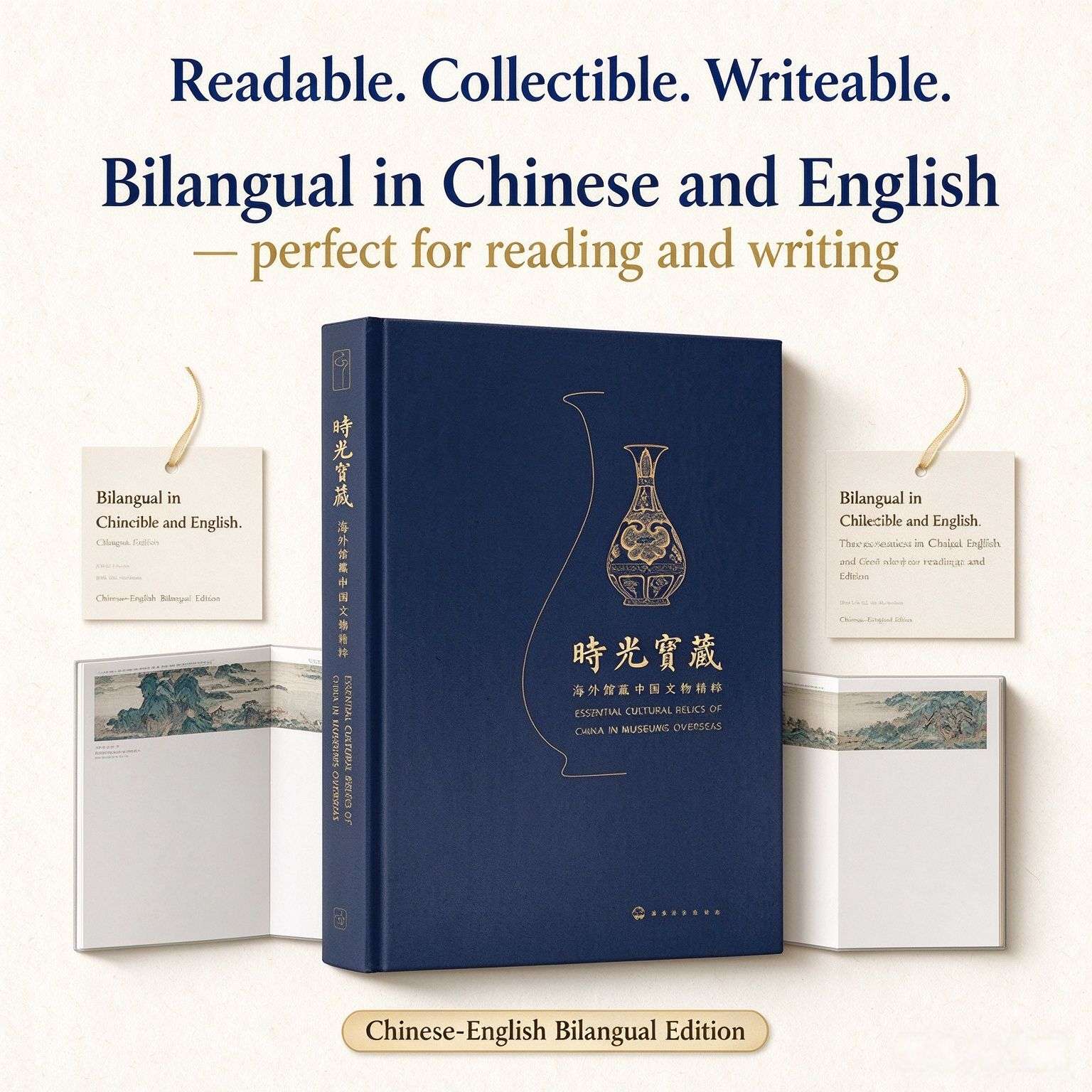 Timeless Treasures: Masterpieces of Chinese Art in Overseas Collections (Bilingual Notebook)
