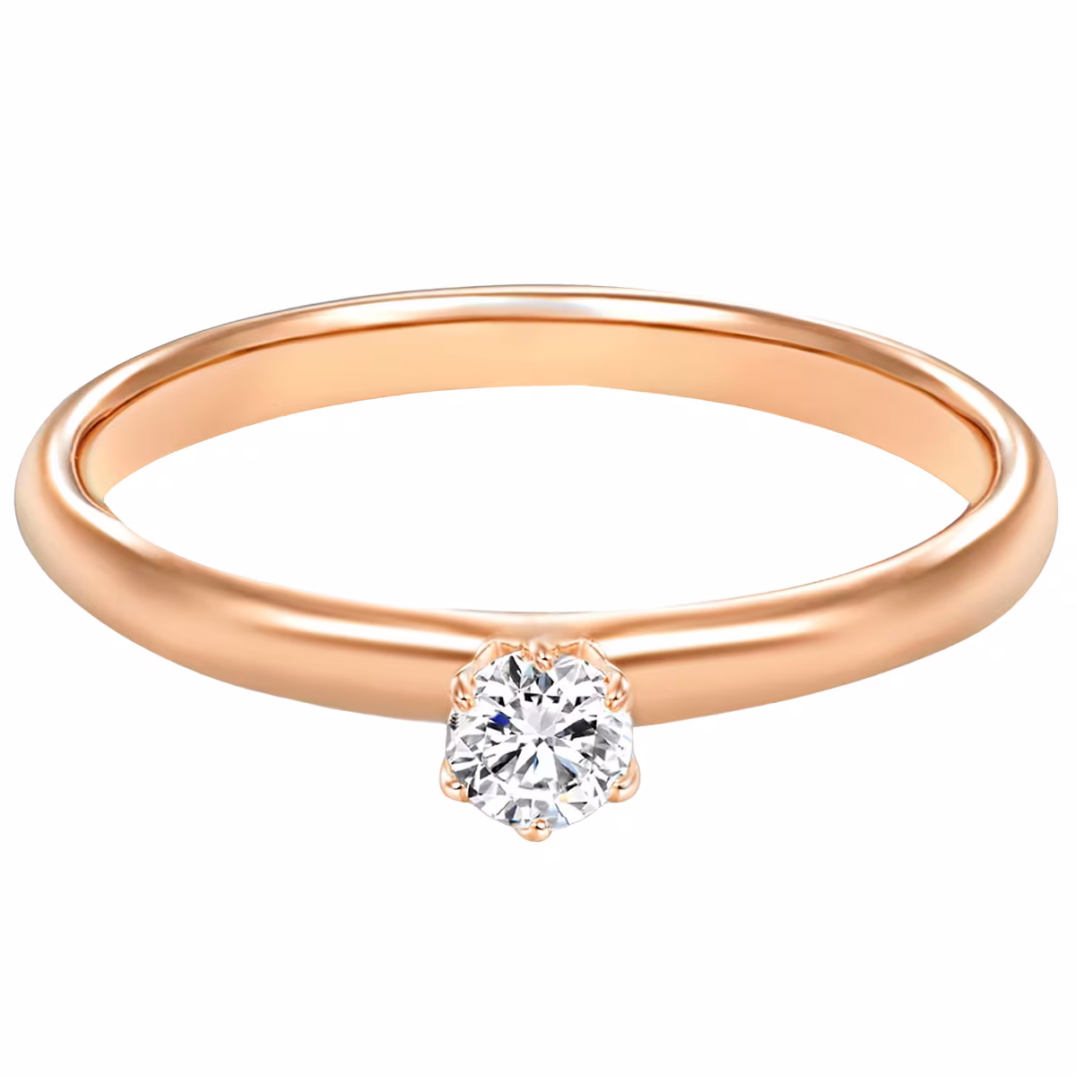 Ring Sterling Silber Zirkonia in Roségold