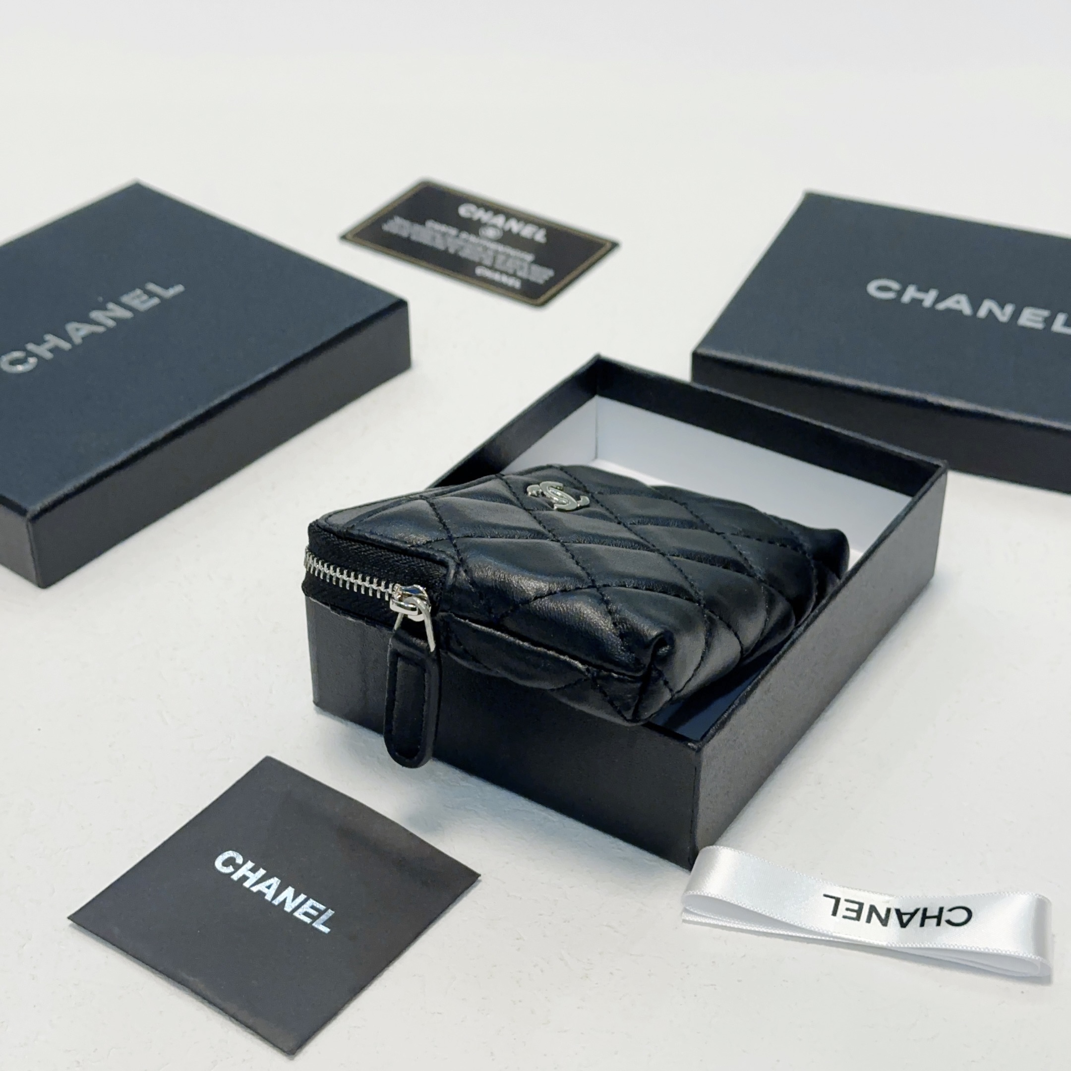 Chanel Wallets Mini Lambskin Wallet