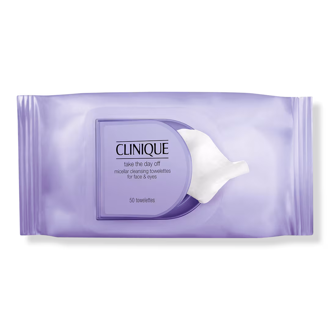 Clinique  Take The Day Off Micellar Cleansing Towelettes for Face & Eyes Makeup Remover Wipes