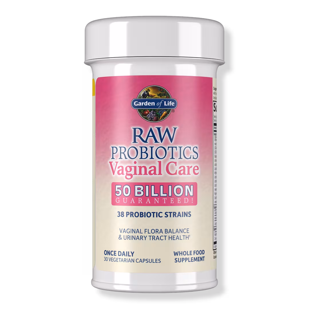 Garden of Life  Raw Probiotics Vaginal Care Shelf-Stable Capsules