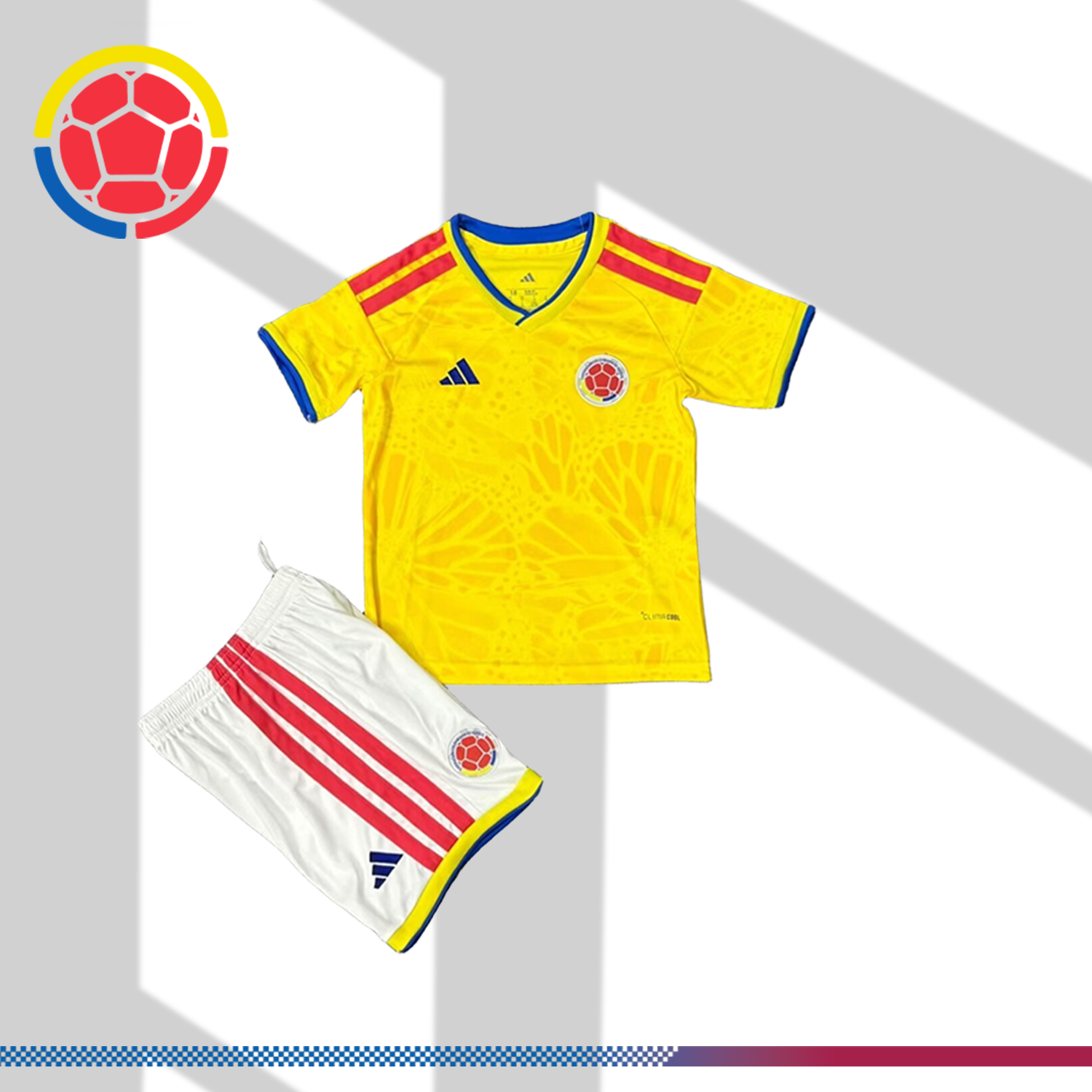 2026 Colombia Home Football Shirt (adult Kids Kit socks)