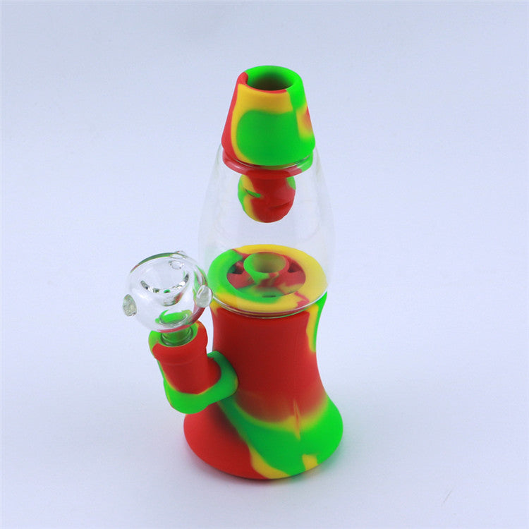 7 Camouflage Fountain Silicone Dab Rig