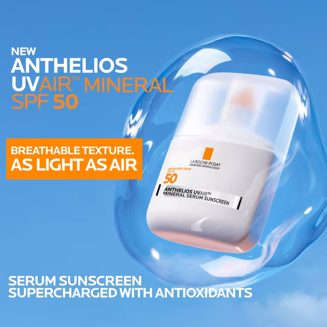 La Roche-Posay  Anthelios UVAir Mineral Serum Sunscreen SPF 50