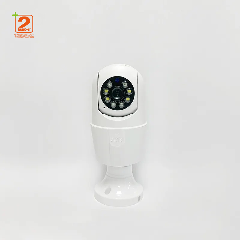 Indoor Surveillance Bulb Monitor, HD Night Vision Camera with Motion Push Notification