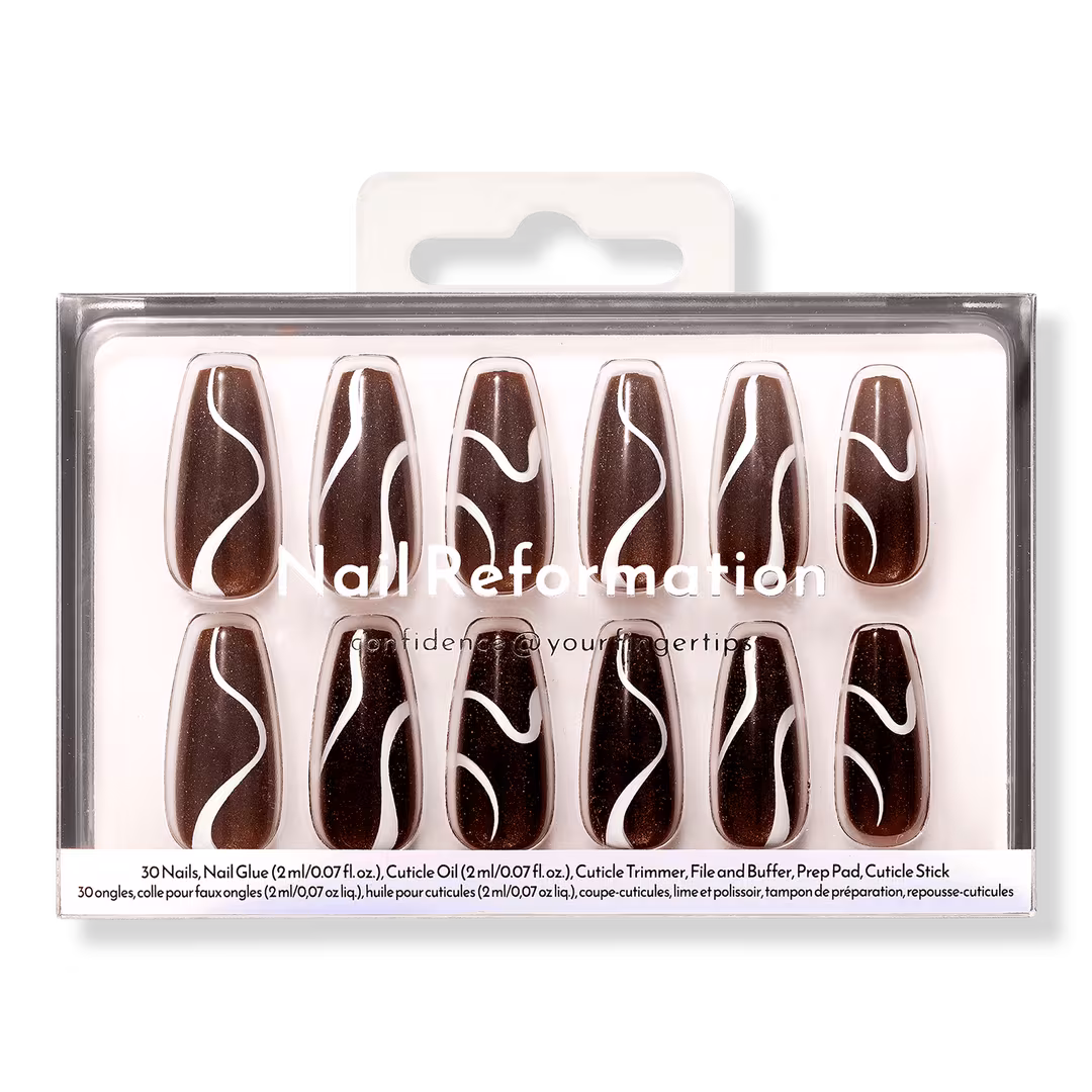 Nail Reformation  Macchiato Press On Nails