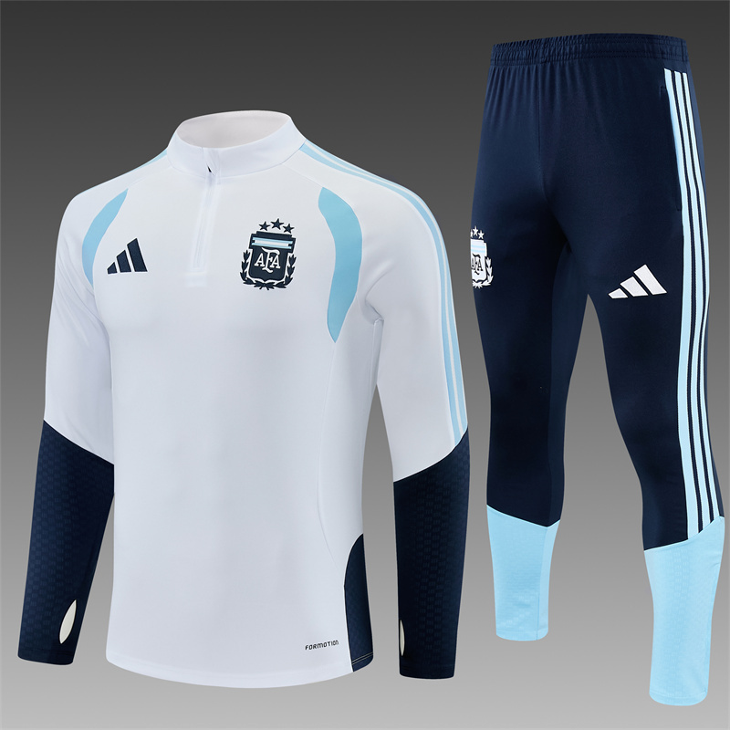 Adult/Kids 2026/2027 Argentina Half-Pull Training Football Shirt