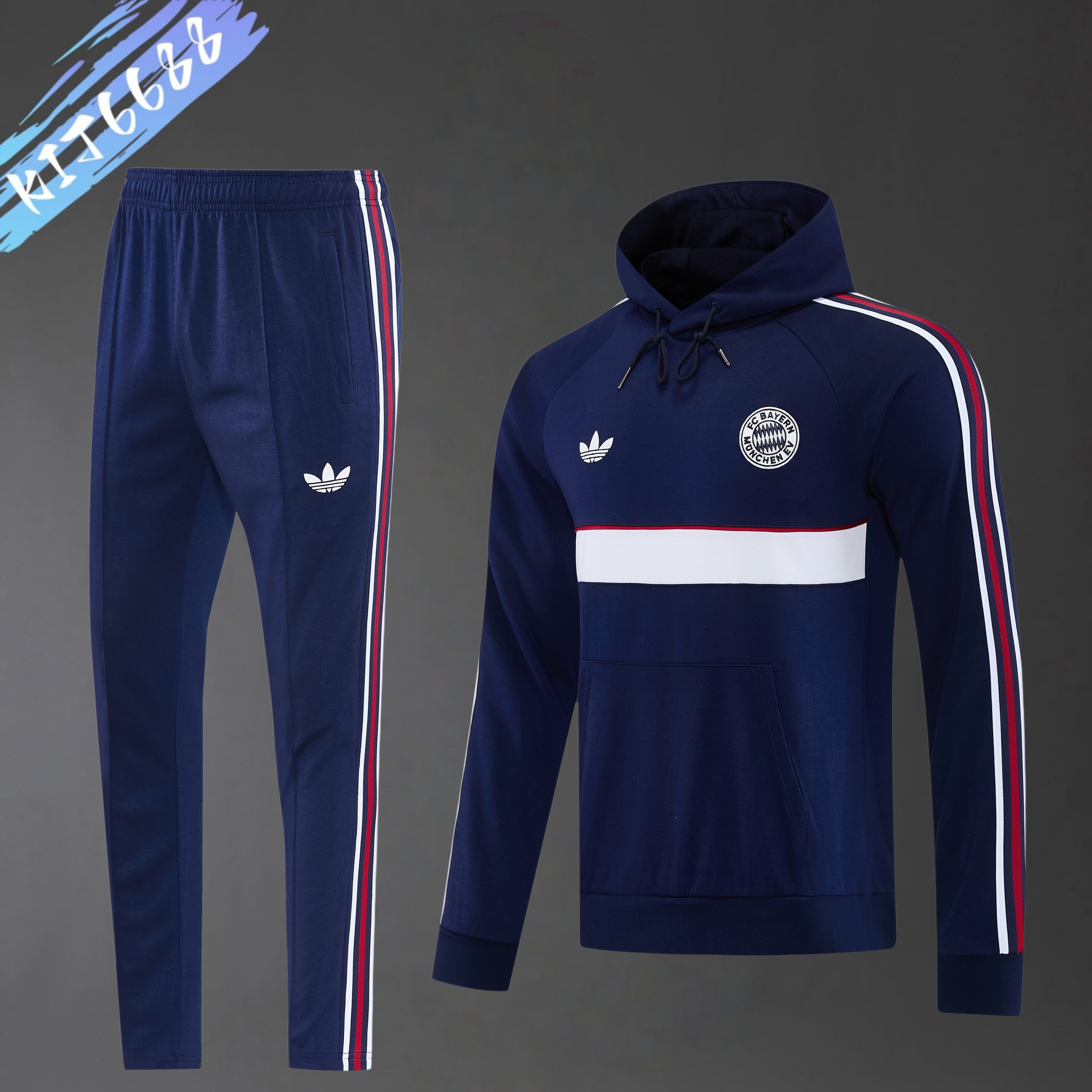 2026/2027 Bayern Full Zipper Training Suit (Adult Set)
