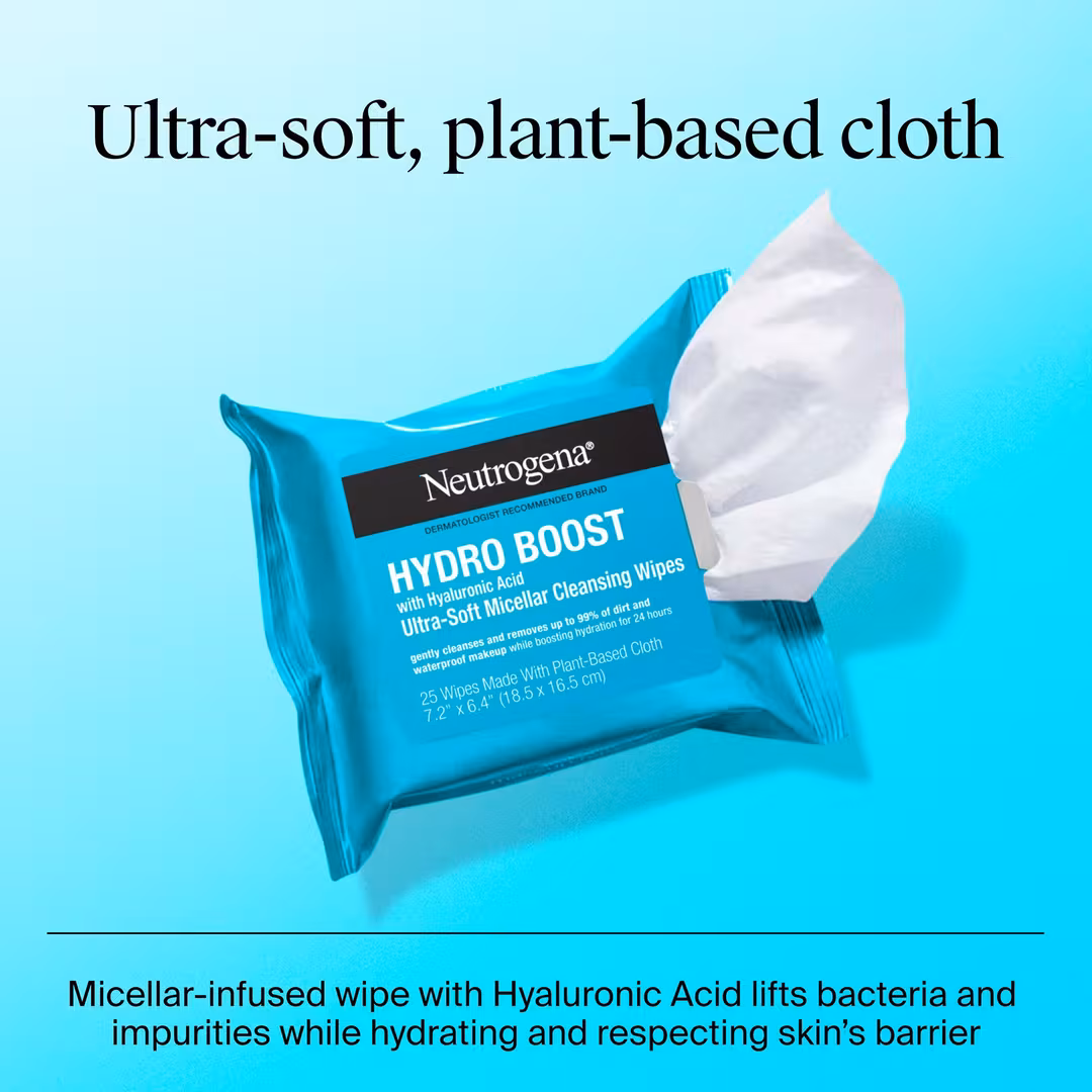 Neutrogena  Hydro Boost Facial Cleansing Wipes