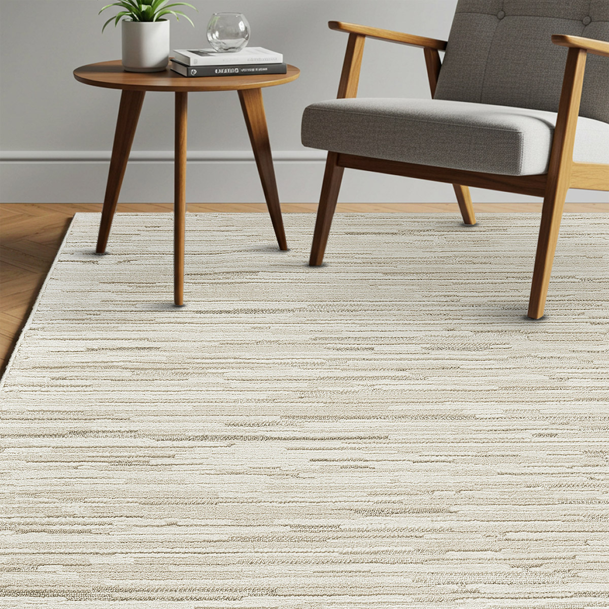 Illume Area Rug Collection, Napat Ivory Beige