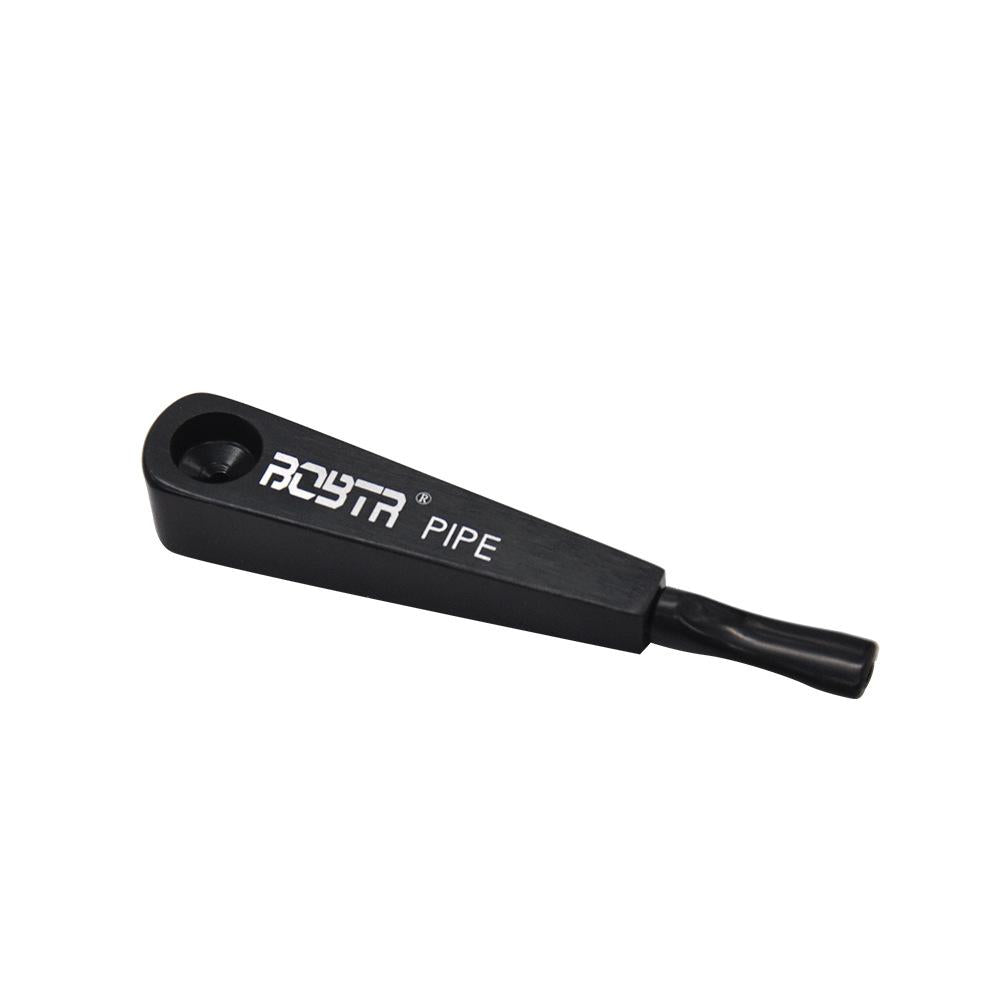Straight Metal One Hitter Pipe