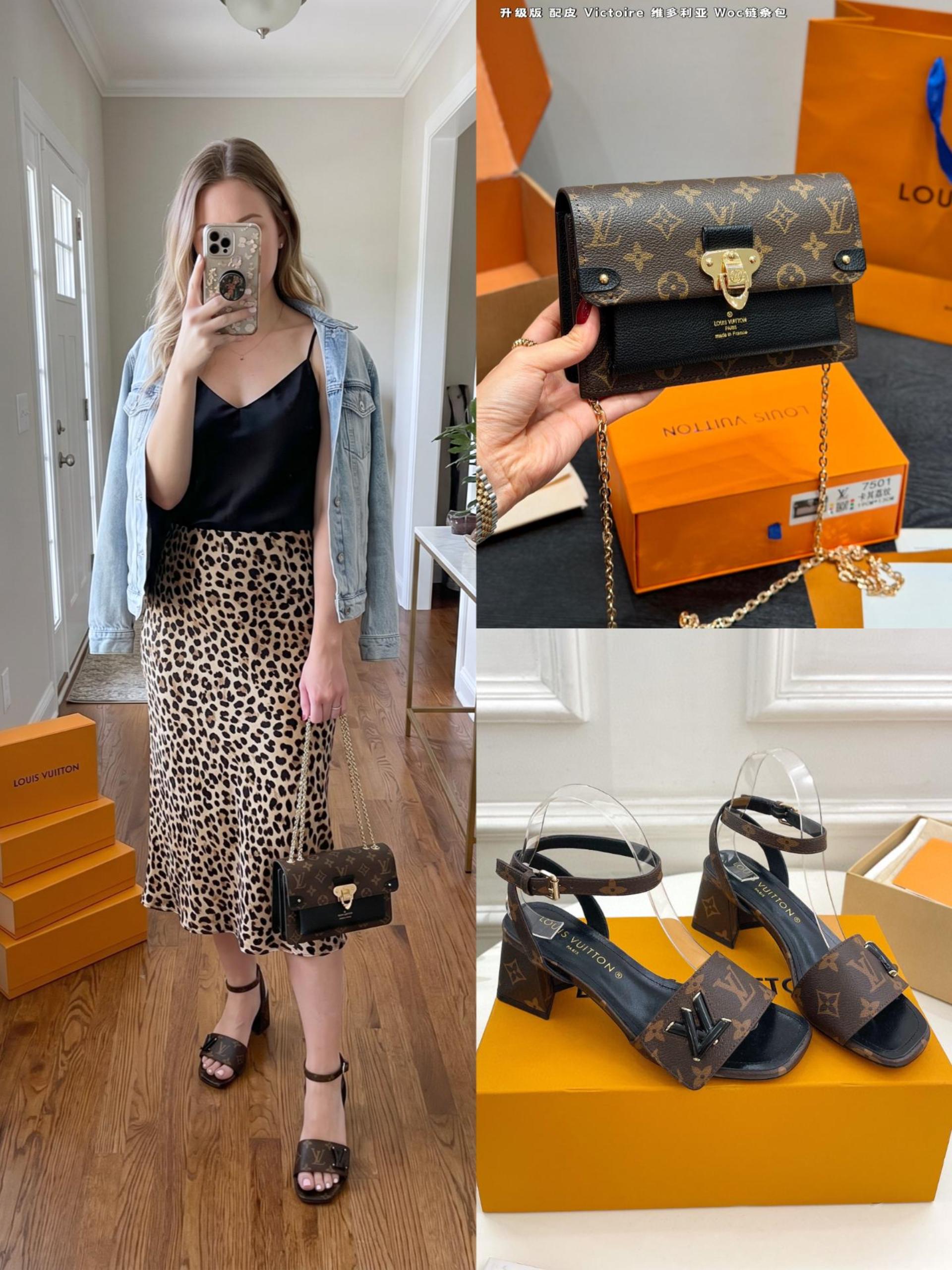 LV Shoes & Bag Set