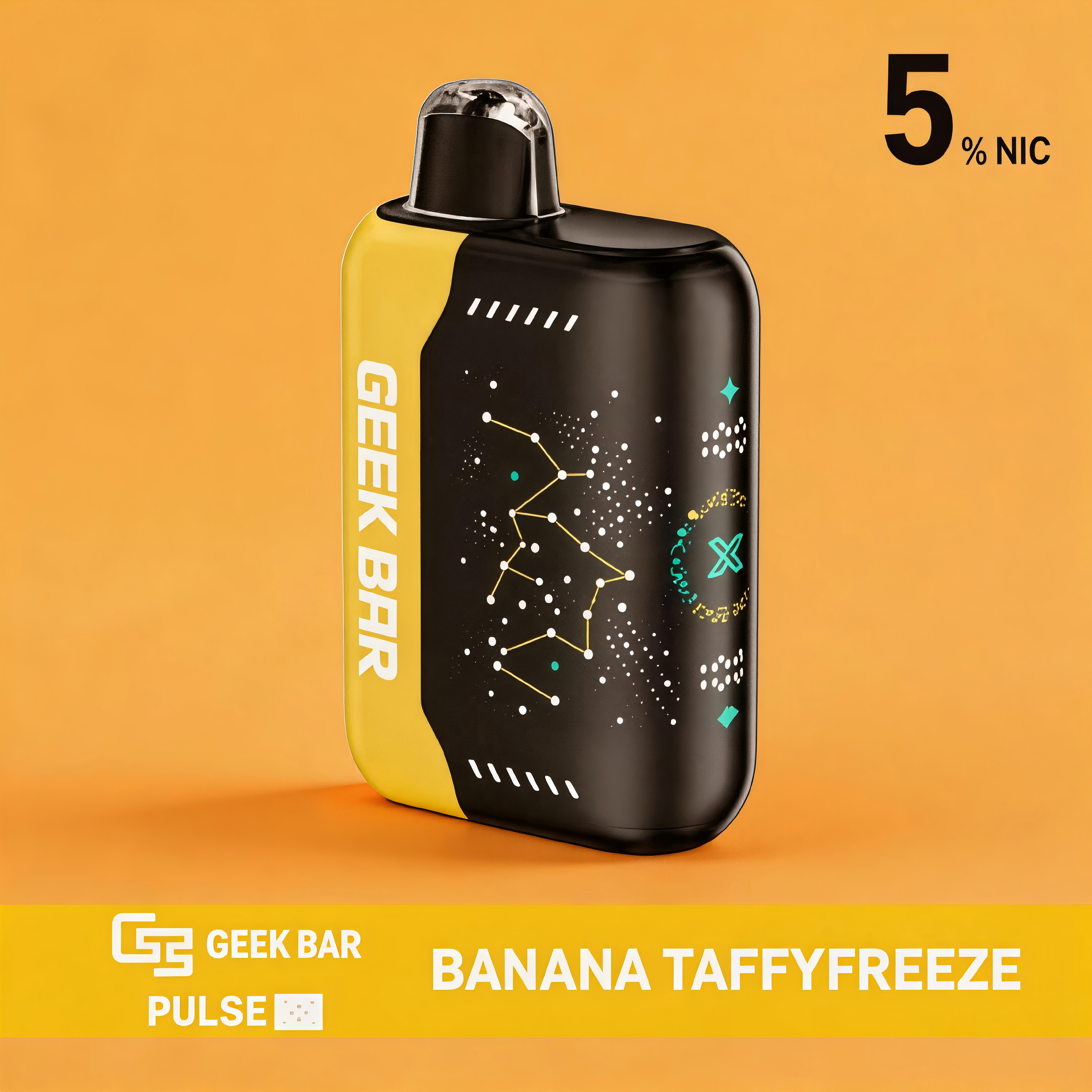 Banana Taffy Freeze Geek Bar Pulse X (Standard Version)