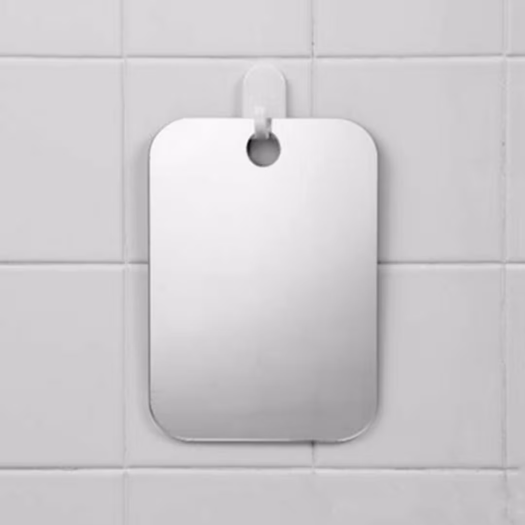 Pete & Pedro  Fogless Shower & Bath Mirror With Hook & Portable