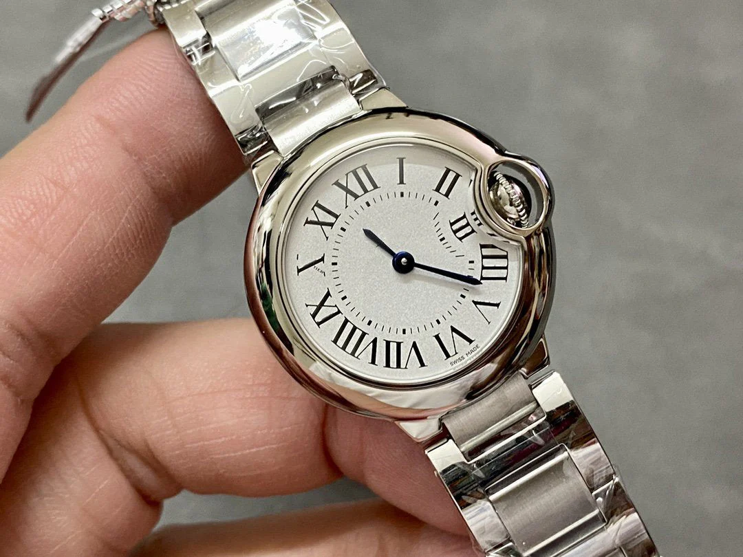 Cartier Watch BALLON BLEU 28MM STAINLESS STEEL WHITE DIAL