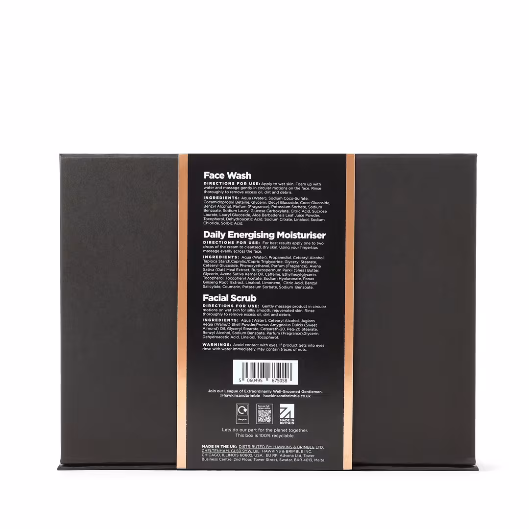 Hawkins & Brimble  Facial Gift Set Box